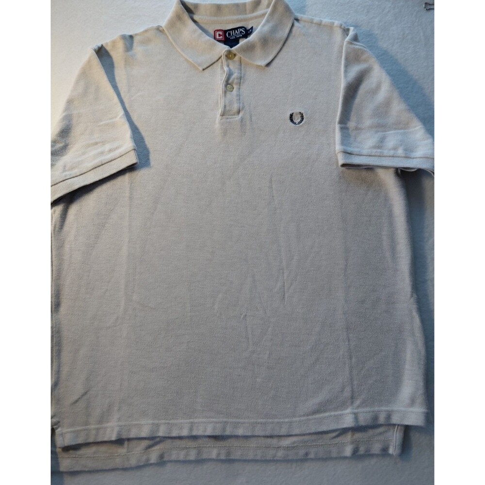 Chaps Polo Shirt Gray‎ Short Sleeve